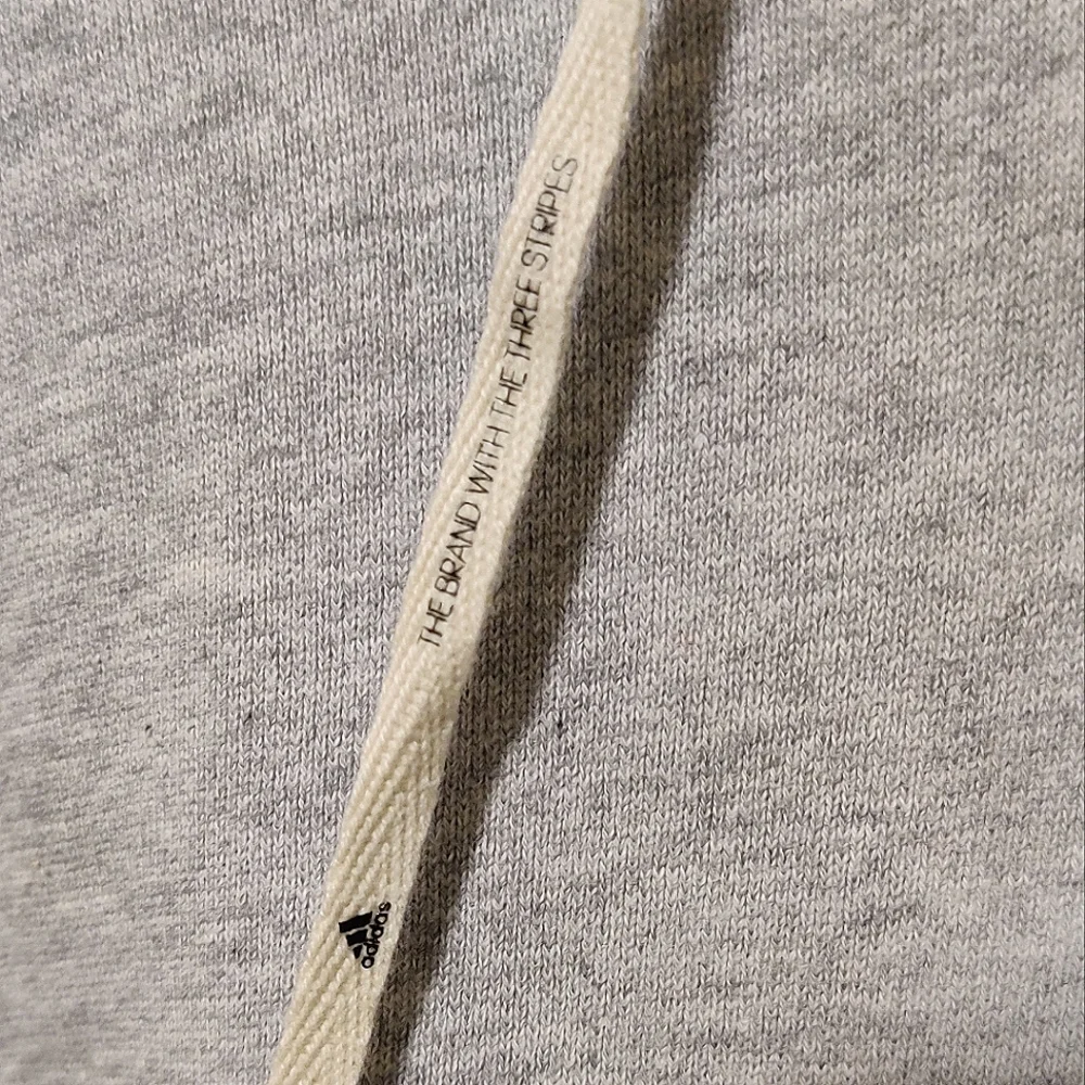 NEW Adidas Light Grey Hoodie - Picture 7 of 8